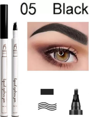 SHENY COLORS High Definition Liquid Eyebrow Enhancing Pen Waterproof 1 ml(BLACK)