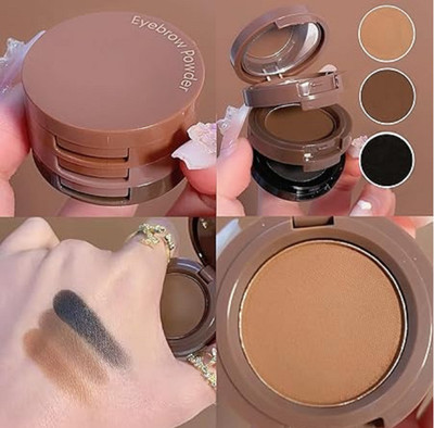 Lui Pui best new eyebrow powder 3 in 1 mini palette 4.8 g(multicolor)
