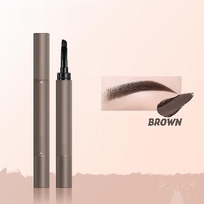 Emijun WATERPROOF EYEBROW CREAM WITH EYEBROW BRUSH 1.8 g(DARK BROWN)