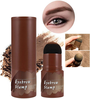 tanvi27 New 2 Colors in 1 Waterproof and Long Lasting One Step Easy Color Brow Stamp 10 g(BROWN)