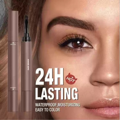 GABBU WATERPROOF EYEBROW CREAM WITH EYEBROW BRUSH 1.8 g(brown)