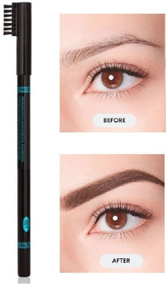 Luster Shine 3D Eyebrow Pencil with Eyebrow Brush(BLACK)