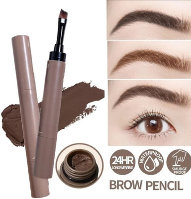 THTC LONG LASTING EYE BROW PEN FOR GIRLS 1.8 g(DARK BROWN)