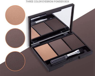 sheny soft Waterproof Natural Look Eyebrow enhancer palette With 3 Shades 20 g(multicolor)