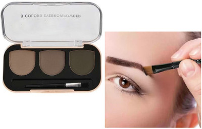 Latixmat Perfect Brow 3 Color Eyebrow Powder Cake Palette 9 g(Multicolor)