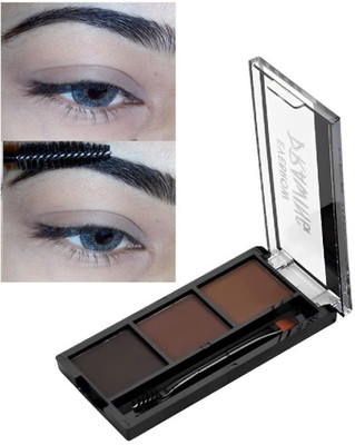BLUEMERMAID HIGH PIGMENT EYEBROW KIT BEST 3 SHADES WITH BRUSH 7.2 g(MULTI COLOR)