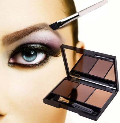 Wiffy Waterproof Eyebrow Powder Make Up Palette Women Eye Brow Makeup 10 g(MULTI COLOR)