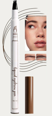 SHENY COLORS 4 Points Eyebrow Pen Long Lasting Liquid Eyebrow 1 ml(BROWN)