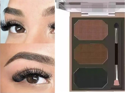 CATERINACHIARA new Eyebrow Makeup Palette Define Brows Contour Powder Kit..(1) 9 g(multicolour)