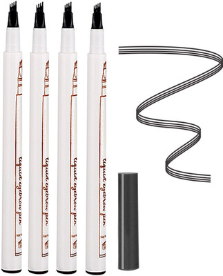 ADJD Eyebrow Grey Waterproof Tattoo Eye Brow Pen Smudge-proof 4 ml(GREY)
