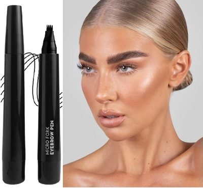 THTC Waterproof Eyebrow Pencil 4 Fork Tip Pen 5 ml(Black)
