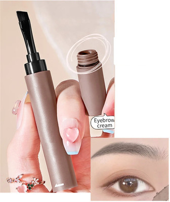 Jiwoo Natural Waterproof Eyebrow Cream Pen Delicate Smooth finish 1.8 g(grey brown)