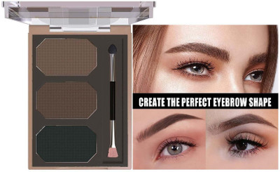 THTC Highly Pigmented Water proof Eyebrow Definer Palette -PX03 9 g(Multi color)