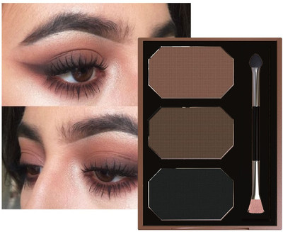 tanvi27 New Multi Purpose Eyebrow Cake Powder With Applicator 9 g(Multi Color)