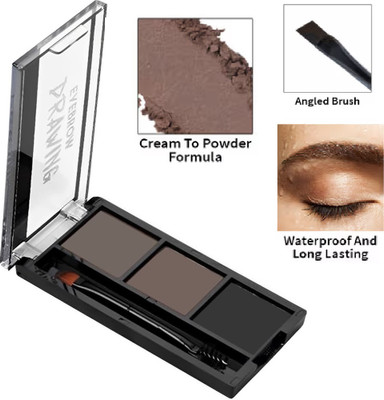 Herrlich Ultimate Brow Kit to Shape, Define and Fill the Eyebrows 7.2 g(MULTICOLOR)