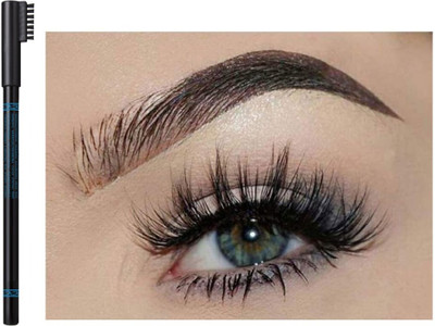 Luster Shine Wooden Eyebrow Pencil for Create a Natural Eye Brow Makeup 2 g(Black)