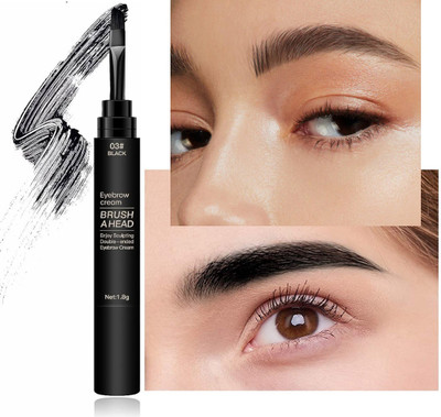 HUZURLU Eye Brow Artist Long-Lasting Automatic Eyebrow Pencil & Brush-01 1.8 g(black)