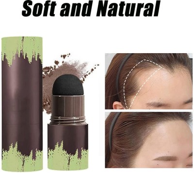 manasona Best Hairline Powder Stick - Waterproof, Long-Lasting 10 g(Brown)