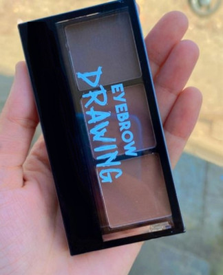 Arcanuy Eyebrow Powder Cake with brush Brow Palette Eyebrow Enhancer Waterproof 7.2 g(Multicolor)