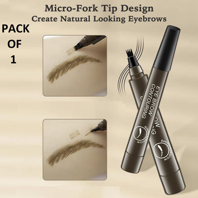 Maryville brown new contouring eyebrow filer pen easy to use pack of 1 2.5 g(brown)