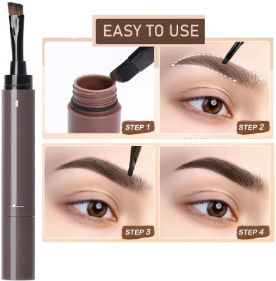 tanvi27 Quick-drying Dark Brown Eyebrow Enhancers Pen 1.8 g(DARK BROWN)