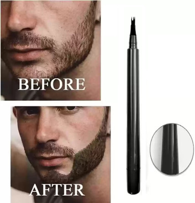 HUZURLU 3 Micro-Fork Tip Fine Ink Brow Pen Creates Natural Looking Eyebrow Tattoo Pen 1.2 g(BLACK)