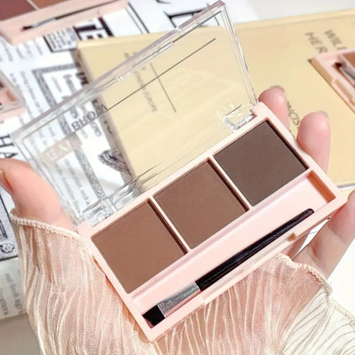 BLUEMERMAID 3-Color Eyebrow Powder Kit for Eyebrow Makeup 7.2 g(MULTI COLOR)