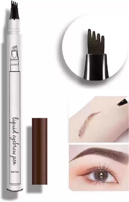EVERERIN Brow Pen Waterproof Eyebrow 3D Pen Microblading Brow Pencil Makeup 1 g(BROWN)