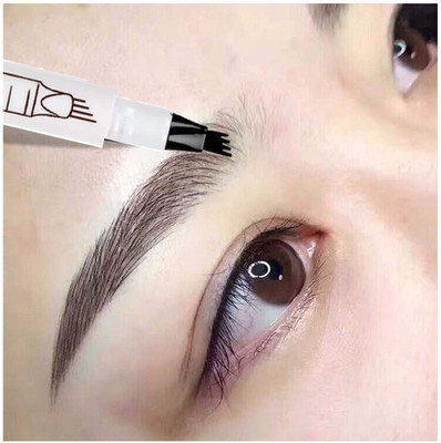 MYEONG TINT MY 4-TIP BROW Liquid Waterproof Eyebrow Pencil (Brown) 1 g(Brown)