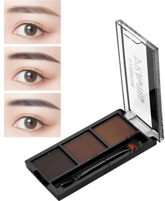 BLUEMERMAID Eyebrow Palette With Smudge Brush, Eye Makeup, Multi color-3 7.2 g(MULTI COLOR)