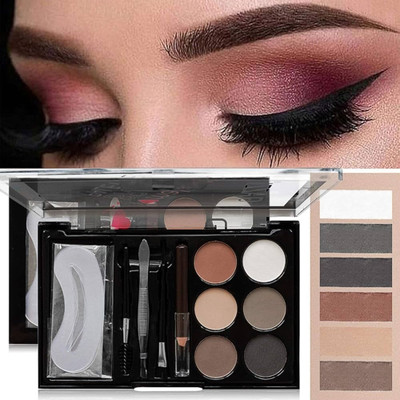 GABBU Eyebrow Styling Kit with 5 Highly Pigmented Shades &Spoolie,Eyebrow Pencil,.. 16 g(multi)
