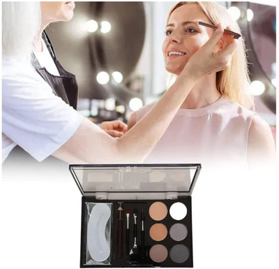 GABBU 6 Color define brows eyebrow palette 8 g(MULTICOLOR)