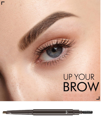 NADJA Define & Blend Brow Pencil With Spoolie | Long-lasting & Natural-looking Results(BROWN)