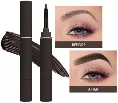 GABBU Waterproof Natural Waterproof Eyebrow Cream Pen Delicate Smooth Long-lasting 1.6 g(black)