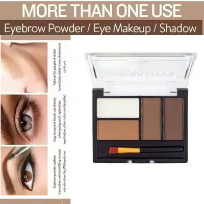 GABBU 4 Color Eyebrow Powder Cake Palette 8 g(multicolor)