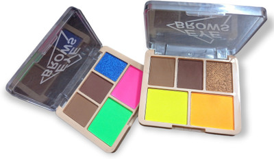 REIMICHI PRESSED EYE BROW POWDER & EYE SHADOW POWDER PALETTE SET 20 g(MULTI COLOR)