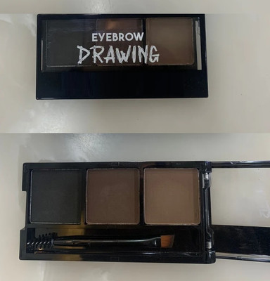 BLUEMERMAID Eyebrow Drawing Palette 3 Shades Eyebrow Palette 7.2 g(MULTI COLOR)