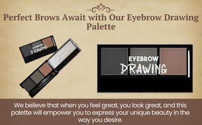 SEUNG Eyebrow Drawing 3 Colors Eyebrow Pallet with Brush 7.2 g(MULTI COLOR)