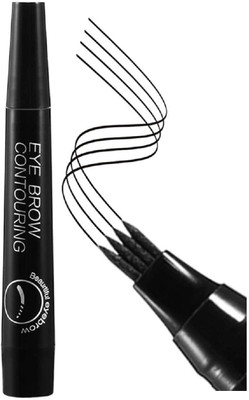 nn jet black new eyebrow filer pen long lasting pack of 1 2 g(BLACK)