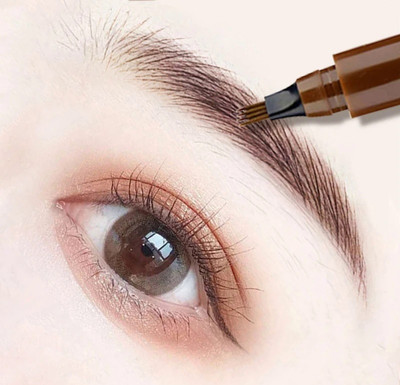 MYEONG TINT MY 4-TIP BROW Liquid Eyebrow Waterproof Pencil (Brown) 2.5 g(Brown)