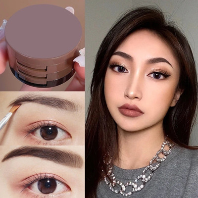 MYEONG 3 Shades Ultimate Brow Waterproof And Long Lasting Kit 4.5 g(Multi Color)