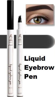 SHENY COLORS Liquid Eyebrow Pen, Waterproof Eyebrow Pencil with a Micro-Fork Tip Applicator 1 ml(BLACK)