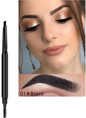 USBK Waterproof Eyebrow Pencil Smudge-proof Brow Makeup 1.2 g(Black)