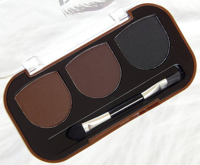 REIMICHI 3 Shades Eyebrow Palette | Waterproof Eyebrow Filler with Brush 7.2 g(black)