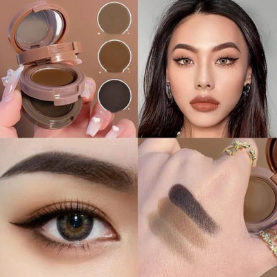 HUZURLU 3 IN 1 EYEBROW KIT MATTE 4.5 g(MULTICOLOR)
