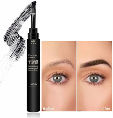 HUZURLU Eye Brow Artist Long-Lasting Automatic Eyebrow Pencil & Brush-04 1.8 g(black)