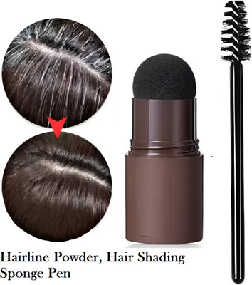 KAIASHA Eyebrow Stamp Shaping Kit Waterproof Brow & 1Hairline Stamp + 3Stencil + 1Brush 20 g(BROWN)