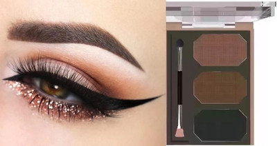 GABBU 3 Shades Smudgeproof Eyebrow Palette 10 g(multicolor)