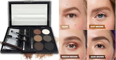 REIMICHI Brow Contour Kit 6 Piece Eyebrow Makeup Palette 12.8 g(MULTICOLOR)
