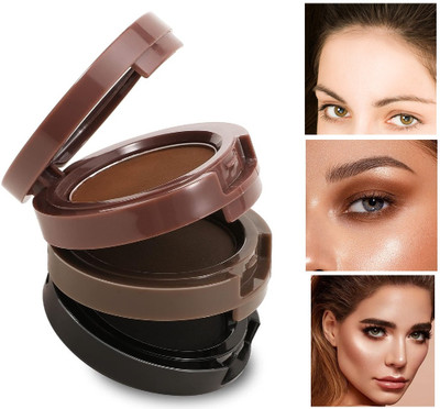 SEUNG 3 Color eyebrow Powder Palette, Waterproof Powder Eyebrow Makeup 4.8 g(MULTI COLOUR)